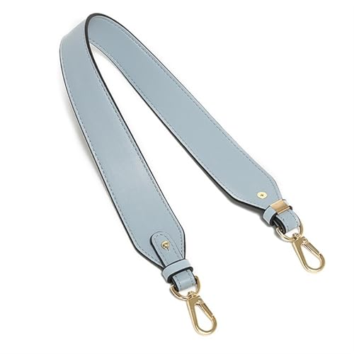 YGLEEULI Verstellbarer breiter Taschengurt aus PU-Leder for Damen, Schulter-Umhängetasche, Messenger-Gürtel, Accessoire für Handtasche(Light Blue) von YGLEEULI