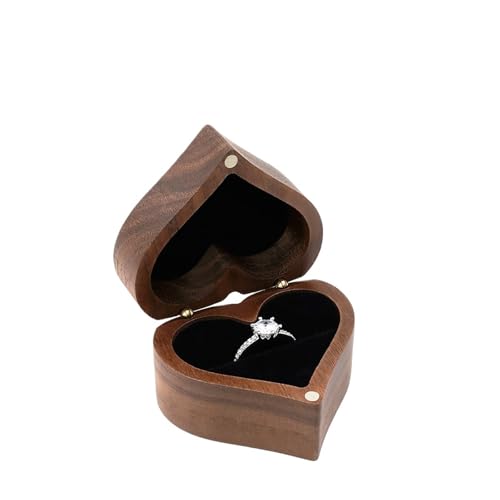 YGMNQAL Hochzeitsringbox Herzförmige Schmuckschatulle Aus Holz, Vorgeschlagene Schmuckschatulle, Hochzeitsdisplay, Schmuckaufbewahrung, Organizer, Ohrring-Ring-Halsketten-Box(Color 01,NAME ENGRAVING) YGMNQAL Hochzeitsringbox Herzförmige Schmuckschatulle Aus Holz, Vorgeschlagene Schmuckschatulle, Hochzeitsdisplay, Schmuckaufbewahrung, Organizer, Ohrring-Ring-Halsketten-Box(Color 01,NAME ENGRAVING) von YGMNQAL