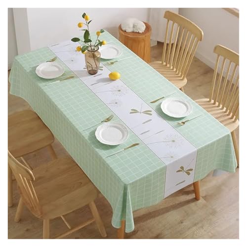 YGMNQAL Tischdecke wasserdicht Moderne, prägnante Mustermuster, wasserfest, rechteckig, Polyester-Tischdecke, Heimdekoration(ZBQ8469 (10),85-85cm) von YGMNQAL