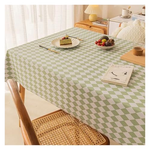 YGMNQAL Tischdecke wasserdicht Moderne, prägnante Mustermuster, wasserfest, rechteckig, Polyester-Tischdecke, Heimdekoration(ZBQ8469 (12),70-70cm) von YGMNQAL