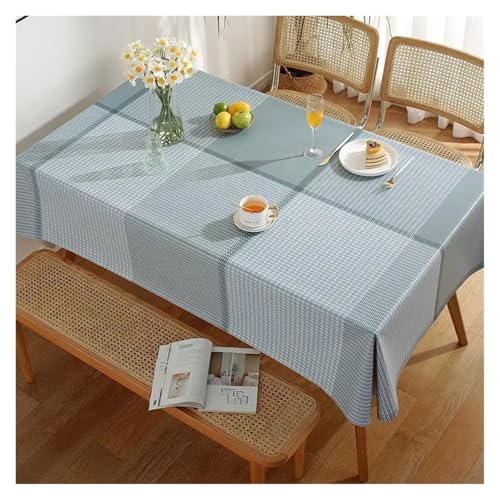 YGMNQAL Tischdecke wasserdicht Moderne, prägnante Mustermuster, wasserfest, rechteckig, Polyester-Tischdecke, Heimdekoration(ZBQ8469 (2),140-140cm) von YGMNQAL
