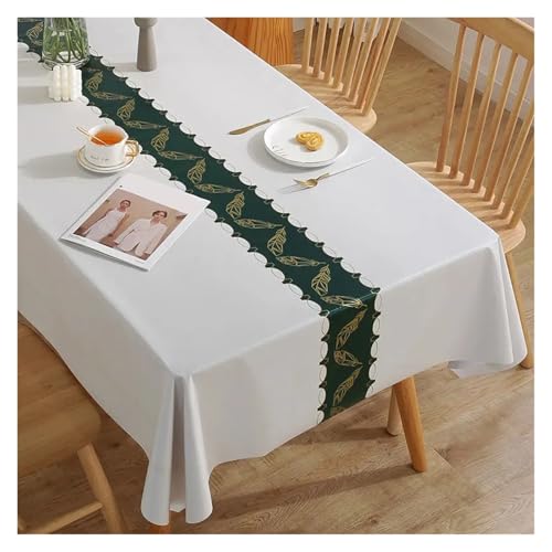 YGMNQAL Tischdecke wasserdicht Moderne, prägnante Mustermuster, wasserfest, rechteckig, Polyester-Tischdecke, Heimdekoration(ZBQ8469 (5),40-70cm) von YGMNQAL