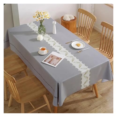 YGMNQAL Tischdecke wasserdicht Moderne, prägnante Mustermuster, wasserfest, rechteckig, Polyester-Tischdecke, Heimdekoration(ZBQ8469 (7),40-70cm) von YGMNQAL