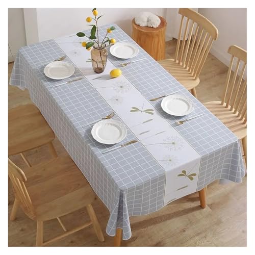 YGMNQAL Tischdecke wasserdicht Moderne, prägnante Mustermuster, wasserfest, rechteckig, Polyester-Tischdecke, Heimdekoration(ZBQ8469 (8),40-70cm) von YGMNQAL