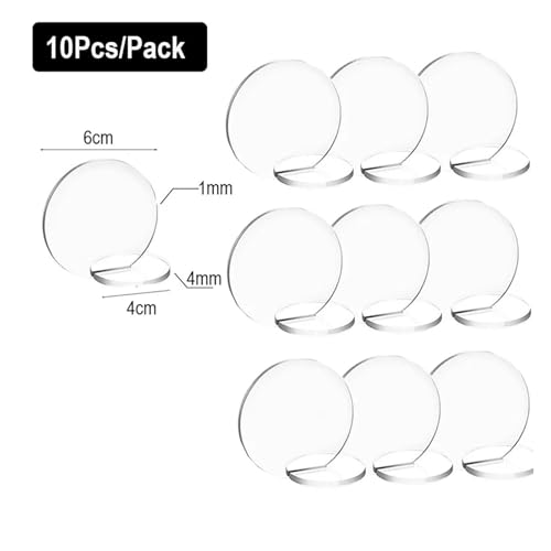 YGMNQAL Tischkartenhalter 10 Sets Tischnummern for Hochzeiten, transparente Bögen, DIY-Schilder mit Ständer, blanker Halter for Hochzeitsempfang, Party-Mittelstücke, Dekoration(Item 2) von YGMNQAL