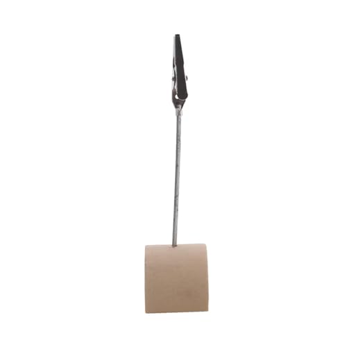 YGMNQAL Tischkartenhalter 10 Stück Neue tragbare Tischkartenhalter-Clips aus Holz for Hochzeiten, Tischkartenhalter for Tisch, Foto, Memo, Nummer, Name, Clips, Basis(Color-C) von YGMNQAL