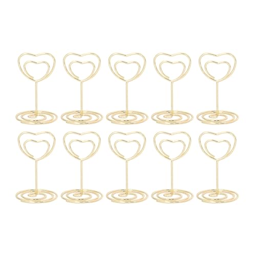 YGMNQAL Tischkartenhalter 10 stücke Herzform Tischkartenhalter Foto Menü Hochzeitsparty Dekor Memo Tischnummernkarte Notizhalter Büro Memoordner Langlebig YGMNQAL Tischkartenhalter 10 stücke Herzform Tischkartenhalter Foto Menü Hochzeitsparty Dekor Memo Tischnummernkarte Notizhalter Büro Memoordner Langlebig von YGMNQAL