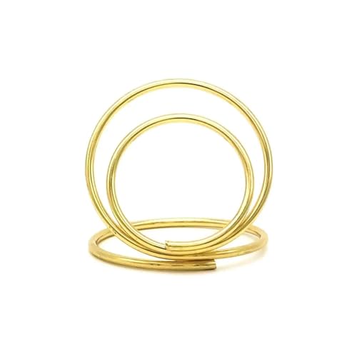 YGMNQAL Tischkartenhalter 20 stücke Hochzeit Tisch Nummer Halter Steht Name Sitz Etiketten Tischkarte Clips Foto Bild Karten Display Stand(Gold) von YGMNQAL