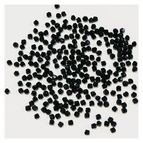 100 Stück 4 mm österreichische Doppelkegel-Kristallperlen for die Schmuckherstellung, DIY-Zubehör, facettierte Glas-Abstandshalter(Color47) von YGSGJSP