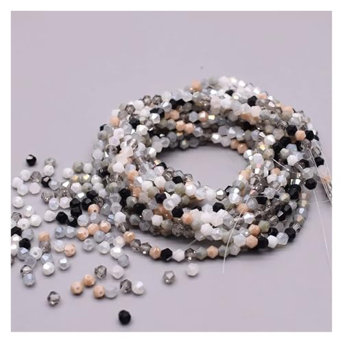 200 teile/beutel Gemischt-Farbe Doppelkegel Kristall Glas Perlen Lose Spacer Österreich Facettiert for Schmuck Machen DIY(Style A4) von YGSGJSP