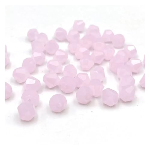 3 4 6 mm Doppelkegel Österreichische Kristallperlen zur Schmuckherstellung, Abstandshalter, facettiertes Glas, Armband, Halskette, DIY(Color 04,4.0mm) von YGSGJSP