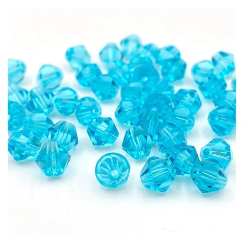 3 4 6 mm Doppelkegel Österreichische Kristallperlen zur Schmuckherstellung, Abstandshalter, facettiertes Glas, Armband, Halskette, DIY(Color 12,6mm) von YGSGJSP