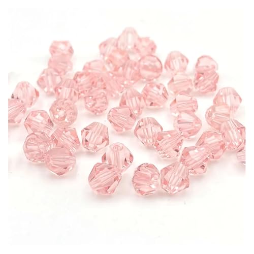 3 4 6 mm Doppelkegel Österreichische Kristallperlen zur Schmuckherstellung, Abstandshalter, facettiertes Glas, Armband, Halskette, DIY(Color 24,3.0mm) von YGSGJSP