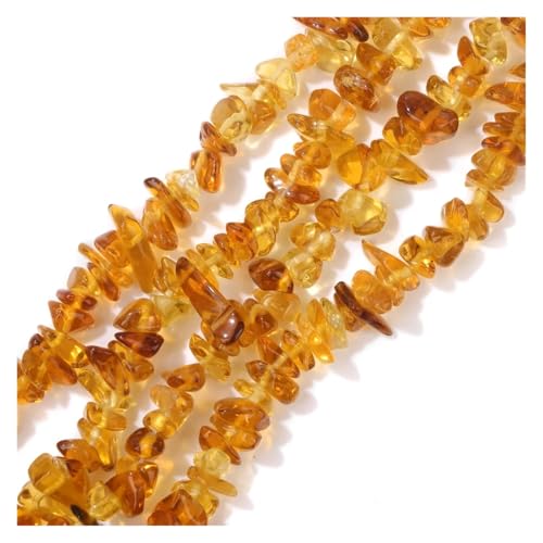 5-8mm Glasperlen Unregelmäßiger Freeform-Chip-Kies for Die Schmuckherstellung DIY Armband Halskette Accessries(Color2,About 80cm) von YGSGJSP