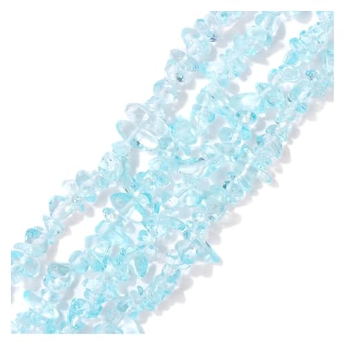 5-8mm Glasperlen Unregelmäßiger Freeform-Chip-Kies for Die Schmuckherstellung DIY Armband Halskette Accessries(Type 10,About 40cm) von YGSGJSP