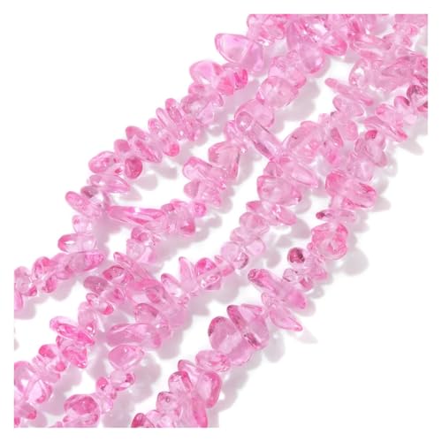 5-8mm Glasperlen Unregelmäßiger Freeform-Chip-Kies for Die Schmuckherstellung DIY Armband Halskette Accessries(Type 13,About 80cm) von YGSGJSP