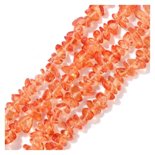 5-8mm Glasperlen Unregelmäßiger Freeform-Chip-Kies for Die Schmuckherstellung DIY Armband Halskette Accessries(Type 19,About 80cm) von YGSGJSP