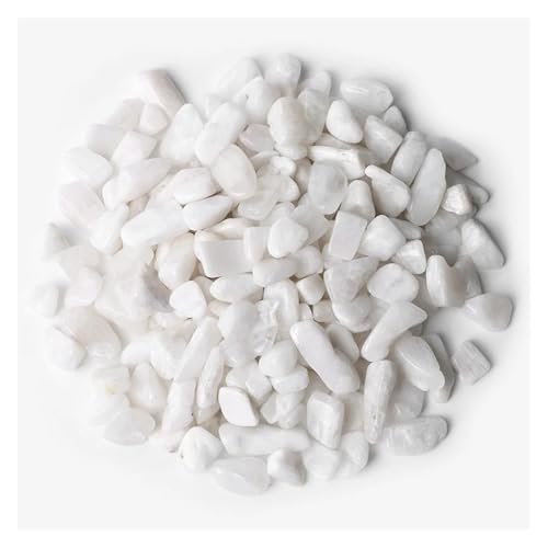 5-9mm Unregelmäßiger Stein Kies Agat Quartzs Mineralien Rock Chips for Home Aquarium Anzeige Dekoration DIY(NO.23 Moonstone,100g) von YGSGJSP