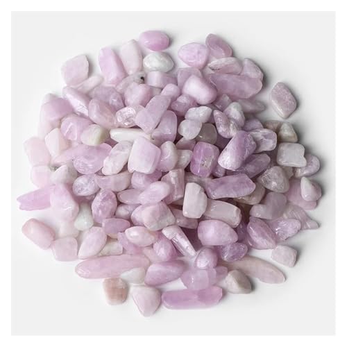5-9mm Unregelmäßiger Stein Kies Agat Quartzs Mineralien Rock Chips for Home Aquarium Anzeige Dekoration DIY(NO.31 Spodumene,50g) von YGSGJSP