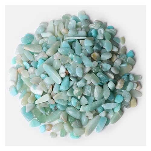 5-9mm Unregelmäßiger Stein Kies Agat Quartzs Mineralien Rock Chips for Home Aquarium Anzeige Dekoration DIY(NO.33 Amazonite,20g) von YGSGJSP
