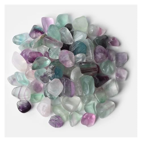 5-9mm Unregelmäßiger Stein Kies Agat Quartzs Mineralien Rock Chips for Home Aquarium Anzeige Dekoration DIY(NO.43 Fluorite,20g) von YGSGJSP