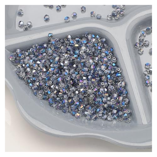 720 Stück 4 mm Kristallglas-Doppelkegelperlen, lose Abstandshalter for DIY-Schmuck, Armbänder, Ohrringe, facettiertes Kunsthandwerk(BTLan) von YGSGJSP