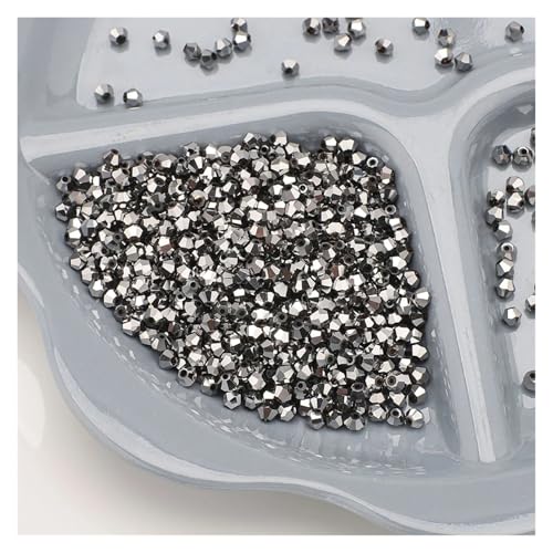 720 Stück 4 mm Kristallglas-Doppelkegelperlen, lose Abstandshalter for DIY-Schmuck, Armbänder, Ohrringe, facettiertes Kunsthandwerk(DuYin) von YGSGJSP
