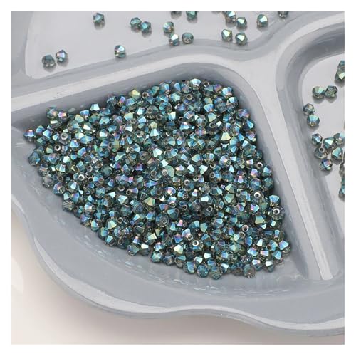 720 Stück 4 mm Kristallglas-Doppelkegelperlen, lose Abstandshalter for DIY-Schmuck, Armbänder, Ohrringe, facettiertes Kunsthandwerk(TMLv) von YGSGJSP