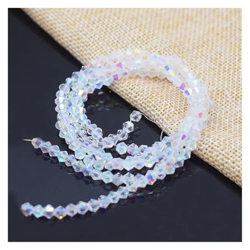90 stücke Halb AB Farbe Doppelkegel Kristall Glas Perlen Lose Spacer Österreich Facettiert for Schmuck Machen DIY(Color-15) von YGSGJSP