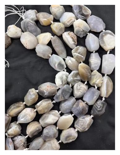 Achat-Edelstein, 20 x 30 mm, unregelmäßige lose Perlen zur Herstellung von DIY-Armbändern und Halsketten for Schmuckzubehör Achat-Edelstein, 20 x 30 mm, unregelmäßige lose Perlen zur Herstellung von DIY-Armbändern und Halsketten for Schmuckzubehör von YGSGJSP