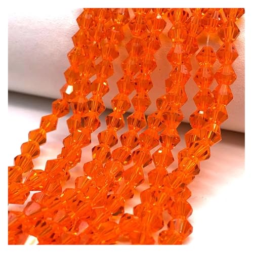 Doppelkegel-Kristallperlen, facettiertes loses Abstandsglas for die Schmuckherstellung, Zubehör for Halsketten, Armbänder und Ohrringe(Chocolate,6mm(43-50pcs)) von YGSGJSP