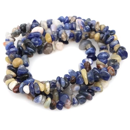 FloatingBeads Kristallsplitter, unregelmäßiger Kies, gebohrte Lochperle for die Schmuckherstellung, DIY-Armband, Halskette(Color-040,5pcs(approx.16IN)) von YGSGJSP