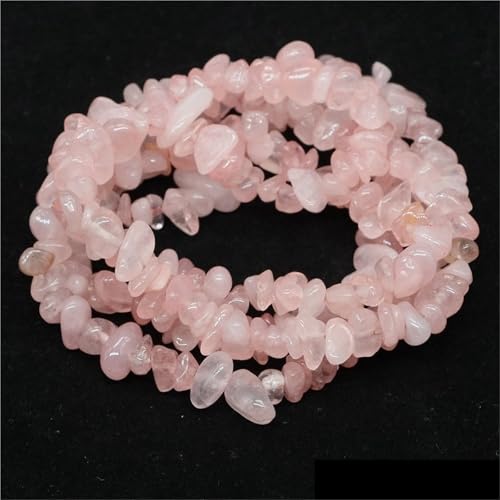 FloatingBeads Kristallsplitter, unregelmäßiger Kies, gebohrte Lochperle for die Schmuckherstellung, DIY-Armband, Halskette(Color-17,5pcs(approx.16IN)) von YGSGJSP