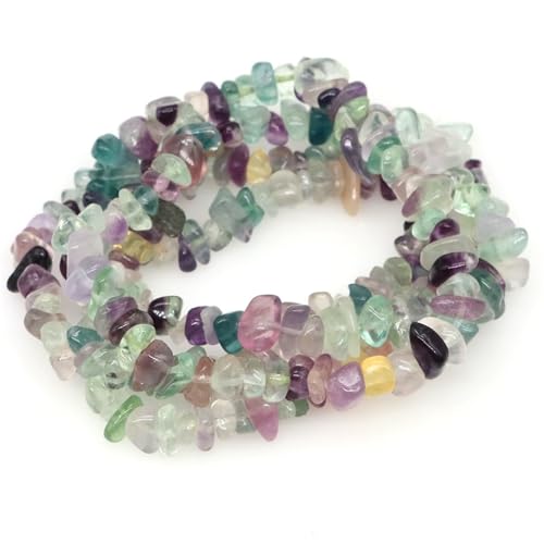 FloatingBeads Kristallsplitter, unregelmäßiger Kies, gebohrte Lochperle for die Schmuckherstellung, DIY-Armband, Halskette(Color-20,5pcs(approx.16IN)) von YGSGJSP