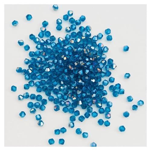 Glasperlen in Doppelkegelform, facettierter Kristall, for die Schmuckherstellung, Armbänder, Halsketten, Ohrringe, DIY-Perlen(Color-34) von YGSGJSP