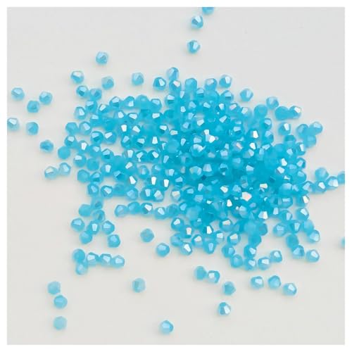 Glasperlen in Doppelkegelform, facettierter Kristall, for die Schmuckherstellung, Armbänder, Halsketten, Ohrringe, DIY-Perlen(Color-36) von YGSGJSP