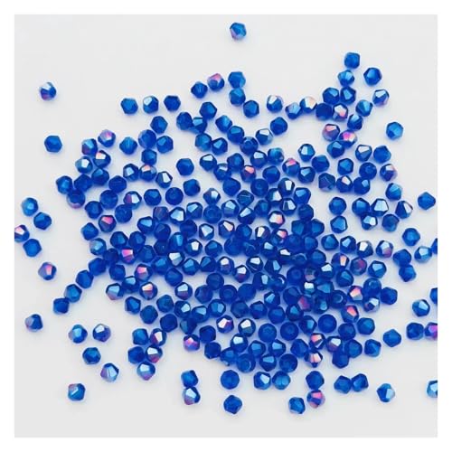 Glasperlen in Doppelkegelform, facettierter Kristall, for die Schmuckherstellung, Armbänder, Halsketten, Ohrringe, DIY-Perlen(Color-43) von YGSGJSP