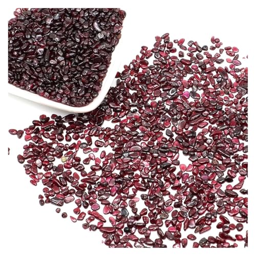 Kristallsteine, unregelmäßiger Kies, heilendes Mineral for die Probensammlung, Aquarium, Heimdekoration, DIY-Handwerk(Color-01,100g) von YGSGJSP