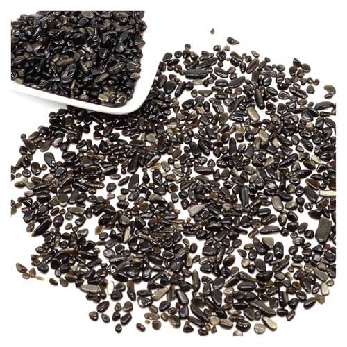 Kristallsteine, unregelmäßiger Kies, heilendes Mineral for die Probensammlung, Aquarium, Heimdekoration, DIY-Handwerk(Color21,50g) von YGSGJSP