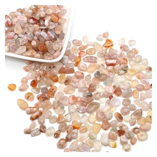 Kristallsteine, unregelmäßiger Kies, heilendes Mineral for die Probensammlung, Aquarium, Heimdekoration, DIY-Handwerk(Color25,100g) von YGSGJSP
