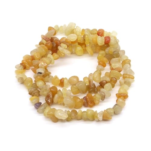 Kristallsteinperlen, Freiform-Chips, Kies for Party, Geschenk, DIY, Handwerk, Halskette, Armband, Schmuckherstellung(Color20,1pc(approx.16IN)) von YGSGJSP