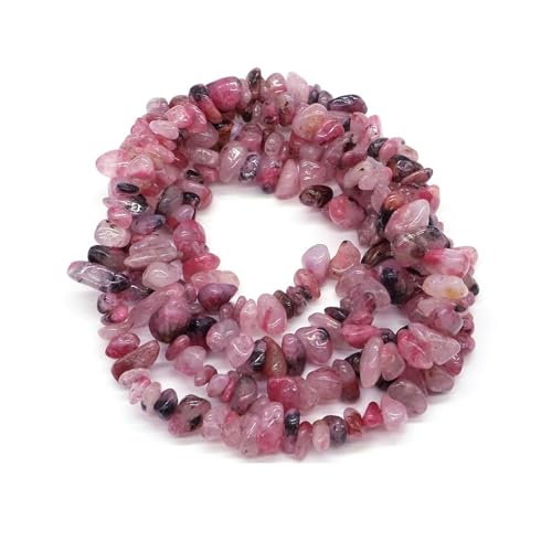 Kristallsteinperlen, Freiform-Chips, Kies for Party, Geschenk, DIY, Handwerk, Halskette, Armband, Schmuckherstellung(Color35,5pc(approx.32IN)) von YGSGJSP