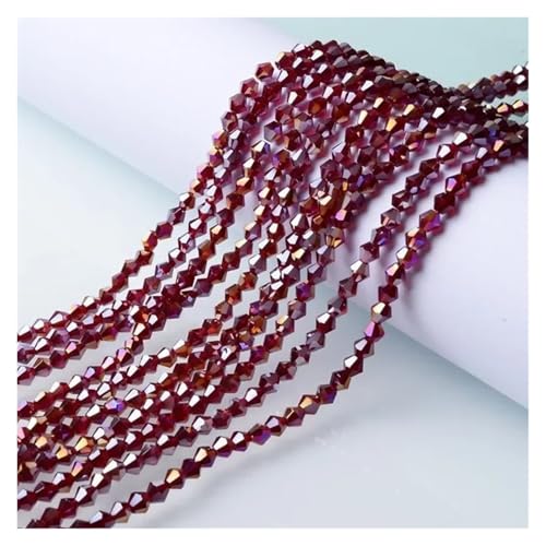 Österreichische Doppelkegel-Kristallperlen, AB-Farbe, facettiertes, funkelndes Glas for die Herstellung von Schmuck und Halsketten(SJJZ888-1,6mm-45-50pcs) von YGSGJSP