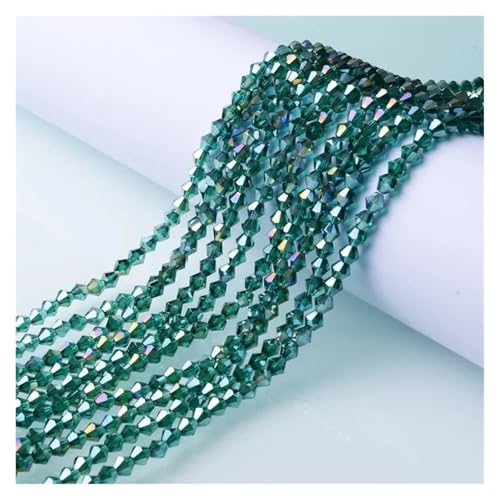 Österreichische Doppelkegel-Kristallperlen, AB-Farbe, facettiertes, funkelndes Glas for die Herstellung von Schmuck und Halsketten(SJJZ888-10,6mm-45-50pcs) von YGSGJSP