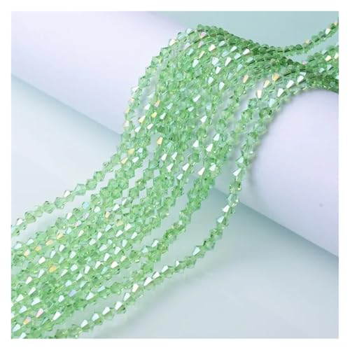 Österreichische Doppelkegel-Kristallperlen, AB-Farbe, facettiertes, funkelndes Glas for die Herstellung von Schmuck und Halsketten(SJJZ888-14,6mm-45-50pcs) von YGSGJSP
