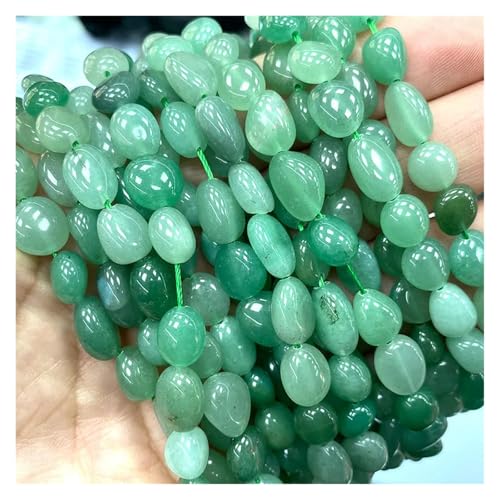Stein Rot Granat Quarz Unregelmäßigen Kies Edelstein Spacer Perlen for Schmuck Machen DIY Armband Halskette(Color-06,15inch 8-10mm) von YGSGJSP