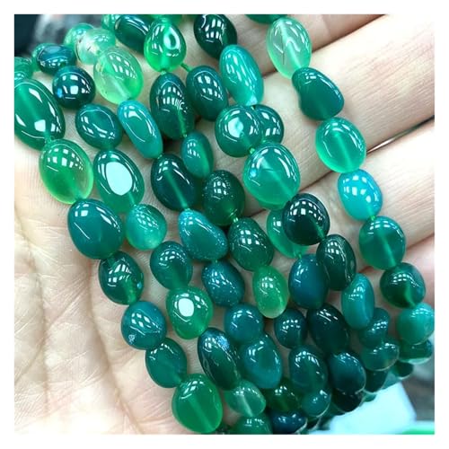 Stein Rot Granat Quarz Unregelmäßigen Kies Edelstein Spacer Perlen for Schmuck Machen DIY Armband Halskette(Color19,15inch 6-8mm) von YGSGJSP