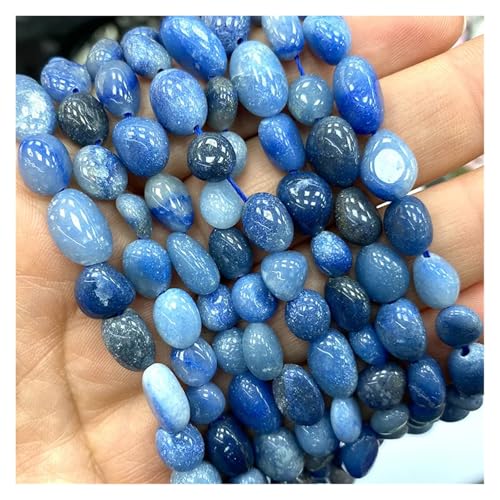 Stein Rot Granat Quarz Unregelmäßigen Kies Edelstein Spacer Perlen for Schmuck Machen DIY Armband Halskette(Color5,15inch 6-8mm) von YGSGJSP