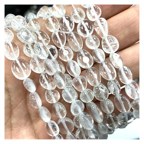 Stein Rot Granat Quarz Unregelmäßigen Kies Edelstein Spacer Perlen for Schmuck Machen DIY Armband Halskette(Color6,15inch 8-10mm) von YGSGJSP