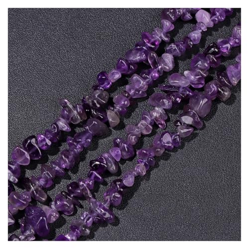 Steinachate, Splitterperlen, 5–8 mm, unregelmäßiger Malachit, Amazonit, Opal, Quarz, Edelsteine, Kies zur Schmuckherstellung(Black,About 15inch) von YGSGJSP